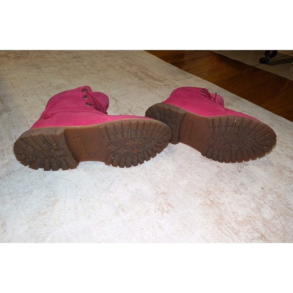 Timberland Womens Boots Fuchsia Pink Nubuck A14AK 6W Waterproof Gorpcore - Picture 6 of 10